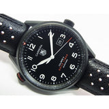 Tag Heuer Carrera Calibre 5 Drive Timer Black Dial Black Leather Strap Watch for Men - WAR2A80.FC6337 Authentic Buy Shop Now