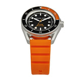 Michael Kors Maritime Three-Hand Analog Black Dial Orange Silicone Strap Watch for Men - MK9157 Authentic Buy Shop Now