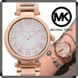 Michael Kors Skylar Rose Gold Dial Rose Gold Steel Strap Watch for Women - MK5868 Authentic Buy Shop Now