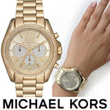 Michael Kors Bradshaw Quartz Gold Dial Gold Steel Strap Watch For Women - MK6538 Authentic Buy Shop Now