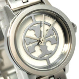Tory Burch Reva Silver Dial Silver Steel Strap Watch for Women - TBW4044 Authentic Buy Shop Now