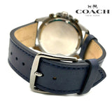 Coach Kent Grey Dial Blue Leather Strap Watch for Men - 14602558 Authentic Buy Shop Now