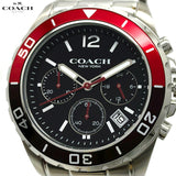 Coach Kent Black Dial Silver Steel Strap Watch for Men - 14602556 Authentic Buy Shop Now
