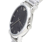 Emporio Armani Classic Quartz Grey Dial Silver Steel Strap Watch For Men - AR11134 Authentic Buy Shop Now