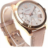 Fossil Cecile White Dial Beige Leather Strap Watch for Women - AM4532 Authentic Buy Shop Now