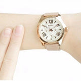 Fossil Cecile White Dial Beige Leather Strap Watch for Women - AM4532 Authentic Buy Shop Now
