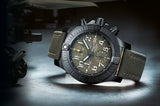Breitling Avenger Chronograph 45mm Green Dial Green Nylon Strap Watch for Men - V13317101L1X1 Authentic Buy Shop Now