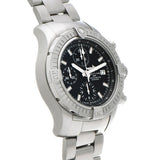 Breitling Avenger Chronograph 43 Black Dial Silver Steel Strap Watch for Men - A13385101B1A1 Authentic Buy Shop Now