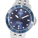 Tissot T Sport Seastar 1000 Powermatic Silicium Blue Dial Silver Steel Strap Watch For Men - T120.407.11.041.01 Authentic Buy Shop Now