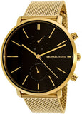 Michael Kors Jaryn Black Dial Gold Steel Strap Watch for Men - MK8503 Authentic Buy Shop Now