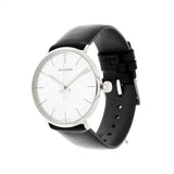Calvin Klein High Noon Quartz White Dial Black Leather Strap Watch for Men - K8M211C6 Authentic Buy Shop Now