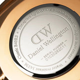 Daniel Wellington Classic York White Dial Brown Leather Strap Watch For Men - DW00100011 Authentic Buy Shop Now