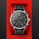Tissot Chrono XL Vintage Quartz Black Dial Black Leather Strap Watch For Men - T116.617.16.062.00 Authentic Buy Shop Now