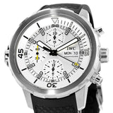 IWC Aquatimer Chronograph White Dial Black Rubber Strap Watch for Men - IW376801 Authentic Buy Shop Now