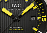 IWC Aquatimer Automatic 2000 Black Dial Black Rubber Strap Watch for Men - IW358001 Authentic Buy Shop Now