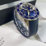 IWC Aquatimer Chronograph Blue Dial Blue Rubber Strap Watch for Men - IW376711 Authentic Buy Shop Now