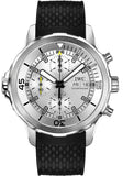 IWC Aquatimer Chronograph White Dial Black Rubber Strap Watch for Men - IW376801 Authentic Buy Shop Now