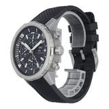 IWC Aquatimer Chronograph Black Dial Black Leather Strap Watch for Men - IW376803 Authentic Buy Shop Now