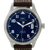 IWC Pilots Watch Mark XVII Edition Le Petit Prince Blue Dial Brown Leather Strap Watch for Men - IW326506 Authentic Buy Shop Now