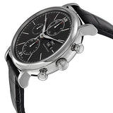 IWC Portofino Chronograph Black Dial Black Leather Strap Watch for Men - IW391008 Authentic Buy Shop Now