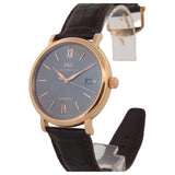 IWC Portofino Automatic Grey Dial Brown Leather Strap Watch for Men - IW356511 Authentic Buy Shop Now