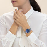 IWC Portofino Automatic Blue Dial Silver Mesh Bracelet Watch for Women - IW357404 Authentic Buy Shop Now