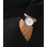 IWC Portofino Automatic White Dial Black Leather Strap Watch for Men - IW356501 Authentic Buy Shop Now