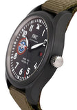 IWC Pilot’s Watch Mark XVIII Top Gun Edition “SFTI” Black Dial Green Nylon Strap Watch for Men - IW324712 Authentic Buy Shop Now