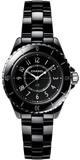 Chanel J12 Quartz Black Dial Black Steel Strap Watch for Women - J12 H5695 Authentic Buy Shop Now
