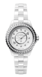 Chanel J12 Quartz Diamonds White Dial White Steel Strap Watch for Women - J12 H6418 Authentic Buy Shop Now