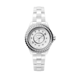 Chanel J12 Quartz Diamonds White Dial White Steel Strap Watch for Women - J12 H6418 Authentic Buy Shop Now