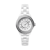 Chanel J12 Quartz Diamonds White Dial White Steel Strap Watch for Women - J12 H6418 Authentic Buy Shop Now