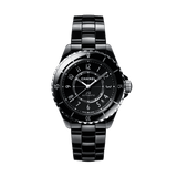 Chanel J12 Quartz Diamonds Black Dial Black Steel Strap Watch for Women - J12 H1625 Authentic Buy Shop Now