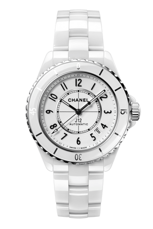 Chanel J12 Quartz White Dial White Steel Strap Watch for Women - J12 H5698 Authentic Buy Shop Now