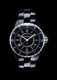 Chanel J12 Quartz Ceramic Black Dial Black Steel Strap Watch for Women - J12 H0682 Authentic Buy Shop Now