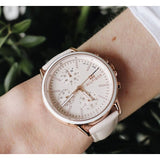 Tommy Hilfiger Carly Cream Dial Cream Leather Strap Watch for Women -1781789 Authentic Buy Shop Now