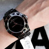 Marc Jacobs Black Dial Black Ceramic Strap Watch for Women - MBM9501 Authentic Buy Shop Now