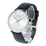 Calvin Klein High Noon Quartz White Dial Black Leather Strap Watch for Men - K8M211C6 Authentic Buy Shop Now