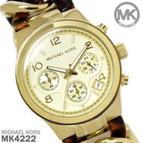 Michael Kors Runway Gold Dial Two Tone Steel Strap Watch for Women - MK4222 Authentic Buy Shop Now