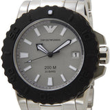 Emporio Armani Bracelet Collection Black Dial Silver Steel Strap Watch For Men - AR5970 Authentic Buy Shop Now
