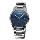 Calvin Klein City Blue Dial Silver Steel Strap Watch for Men - K2G2G14Q Authentic Buy Shop Now