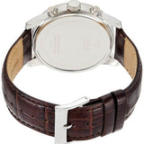 Guess Pinnacle Chronograph Quartz Blue Dial Brown Leather Strap Watch For Men - W0673G1 Authentic Buy Shop Now