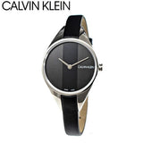 Calvin Klein Rebel Black Grey Dial Black Leather Strap Watch for Women - K8P231C1 Authentic Buy Shop Now