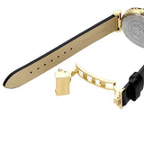 Versace Palazzo Empire Greca Black Dial Black Leather Strap Watch for Women - VEDV00119 Authentic Buy Shop Now
