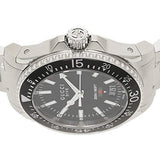 Gucci Dive Quartz Black Dial Silver Steel Strap Watch For Men - YA136301A Authentic Buy Shop Now