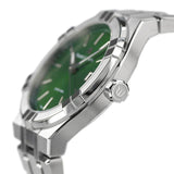 Maurice Lacroix Aikon Date Quartz Green Dial Silver Steel Strap Watch for Men - AI1108-SS002-630-1 Authentic Buy Shop Now