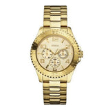 Guess BFF Multifunction Gold Dial Gold Steel Strap Watch for Men - W0231L2 Authentic Buy Shop Now