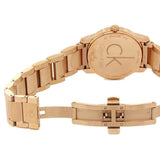 Calvin Klein City White Mother of Pearl Dial Rose Gold Steel Strap Watch for Women - K2G23646 Authentic Buy Shop Now