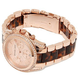 Michael Kors Blair Rose Gold Dial Two Tone Steel Strap Watch For Women - MK5859 Authentic Buy Shop Now