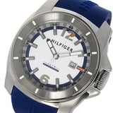 Tommy Hilfiger Windsurf White Dial Blue Rubber Strap Watch for Men - 1791113 Authentic Buy Shop Now